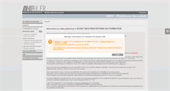 Desktop Screenshot of plateforme-achats.anfh.fr